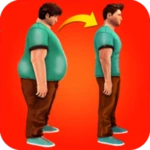 fat boy gym fitness games android application logo